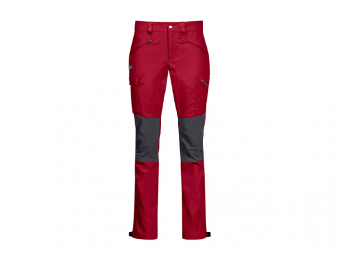 Дамски туристически панталон Bergans Nordmarka Hybrid W Red / Solid Dark Gray 2022