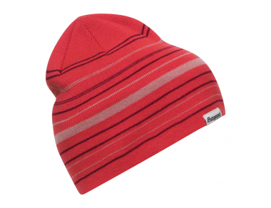Детска шапка Bergans Striped Youth Beanie Light Dahlia Red / Beet Red