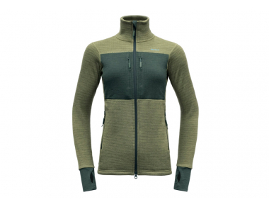 Дамско вълненo яке Devold Egga Grid Merino Jacket Woman Lichen / Woods 2023