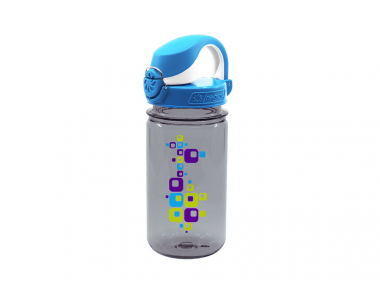 Детска бутилка за вода Nalgene OTF Kids 0.35 L Grey Squares 2022