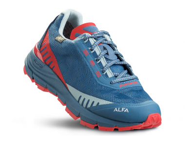 Дамски туристически обувки ALFA Ramble Advance GTX W Blue Red