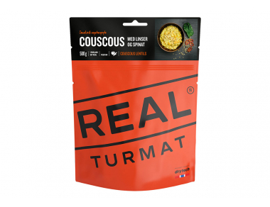Кускус с леща и спанак  REAL Turmat Couscous with Lentils and Spinach - 500g