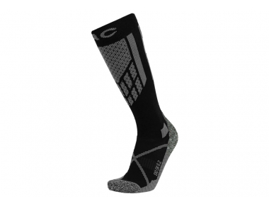 Ски чорапи PAC SK 6.2 Merino Technical Pro Black-Grey