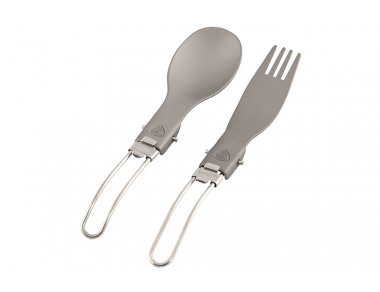 Комплект сгъваеми прибори за хранене Robens Folding Alloy Cutlery Set