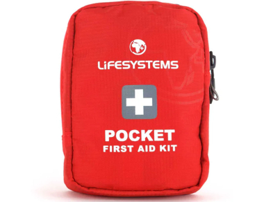 Аптечка за първа помощ Lifesystems Pocket first aid kit - компактна, лека и практична аптечка с всичко необходимо за леки наранявания сред природата!