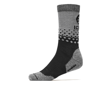 Туристически чорапи Icebug Warm Wool Sock - Black / Grey