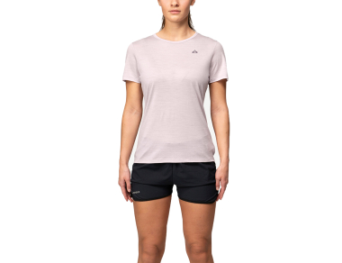 Дамска тениска от мерино вълнa Devold Active Tee Woman Orchid - преден изглед