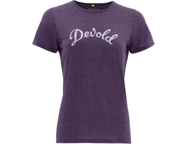 Дамска тениска от мерино вълнa Devold Myrull Woman Tee Lilac 2024