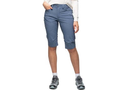 Дамски къс панталон Bergans Vandre Light Softshell Long Shorts Women Granite Blue - за туризъм и всеки ден