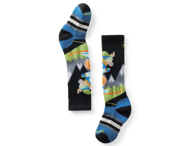 Детски зимни чорапи Smartwool Kids' Wintersport Full Cushion Mountain Moose OTC Socks Black