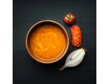 Доматена супа Real Turmat Tomato Soup 370 g - ултралека лиофилизирана храна за планинарство, пътешествия и експедиции - супер вкусна! 286 kcal! Купете тук!