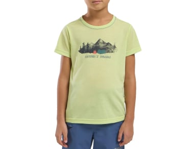 Детска тениска Jack Wolfskin Hiking Graphic T Kids PRINT Cool Matcha 2025
