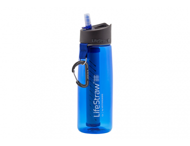 Бутилка за вода с филтър LifeStraw Go 2-Stage Filtration Blue