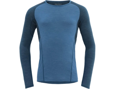 Мъжка блуза от мерино вълна за бягане Devold Running Merino 130 Shirt Man Blue 2024