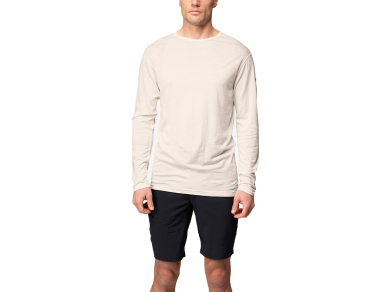 Мъжка термо блуза от мерино вълна Devold Breeze Merino 150 Shirt Man White - изглед отпред