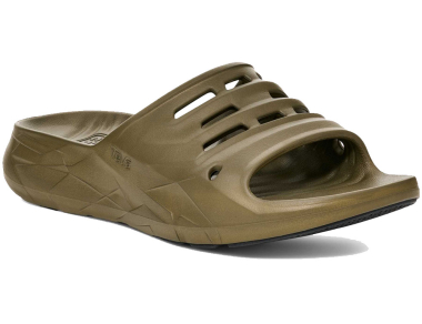 Мъжки туристически чехли TEVA ApreTrail Slide Men Sandals Dark Olive - за носене по време на къмпинг и след преходи