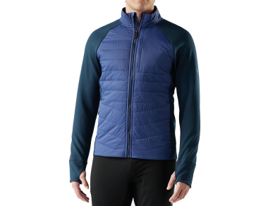 Мъжко вълнено яке Smartwool Smartloft Hybrid Jacket Nightfall Blue ⭐ изолация от рециклирана вълна, водоотблъскващо и ветроустойчиво. Страхотно яке за зимата! Поръчай тук!