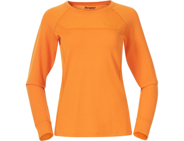 Дамска термо блуза от мерино вълна Bergans Cecilie Wool Long Sleeve Cloudberry Yellow 2024