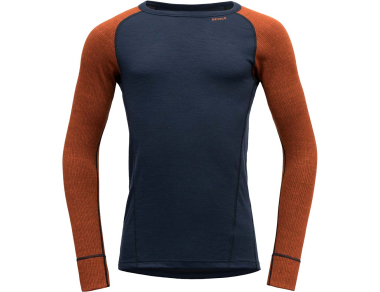 Мъжка термо блуза от мерино вълна Devold Duo Active Merino 205 Shirt Man Flame / Ink 2024