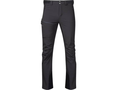 Мъжки туристически софтшел панталон Bergans Breheimen Black / Solid Charcoal 2024