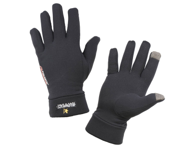 Поларени ръкавици за туризъм и ежедневие Warmpeace Powerstretch Touchscreen Black