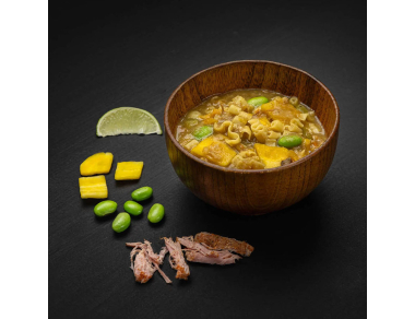 Рамен Нудли със свинско REAL Turmat Ramen Noodles with Pulled Pork - 500g - вкусна лиофилизирана храна за пътешествия и планина! Норвежка кухня! Супер вкусна и на добра цена!