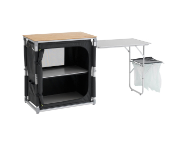 Сгъваем къмпинг шкаф Outwell Padres Storage Unit w. Side Table - най-добрата мобилна кухня!