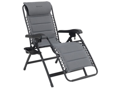 Стол-шезлонг Outwell Acadia Ergo Flexi - удобен, здрав и изработен от мека, приятна на допир материя. Капацитет до 150 кг! Поръчай тук!