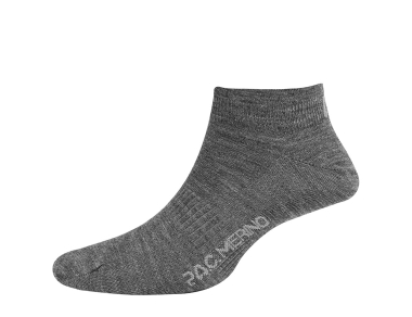 Спортни чорапи от мерино вълна PAC Superlight Merino Quarter Grey-Melange - здрави, топли и дишащи чорапи за активно движение⭐Поръчай на сайта⭐