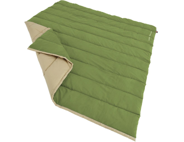 Термо завивка юрган за двама Outwell Constellation Duvet Lux Double Green - за къмпинг в дивото, вечер на плажа или на излет в планината