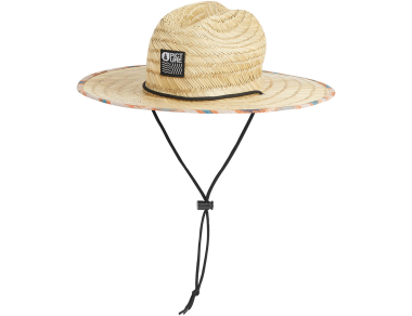 Туристическа сламена шапка с периферия Picture Organic Lopra Hat Straw Tiki Print