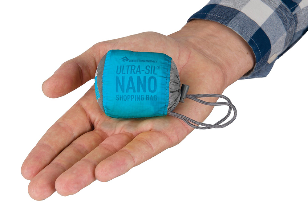​Мини джобна чанта за пазар Sea to Summit Ultra-Sil Nano Shopping Bag packed