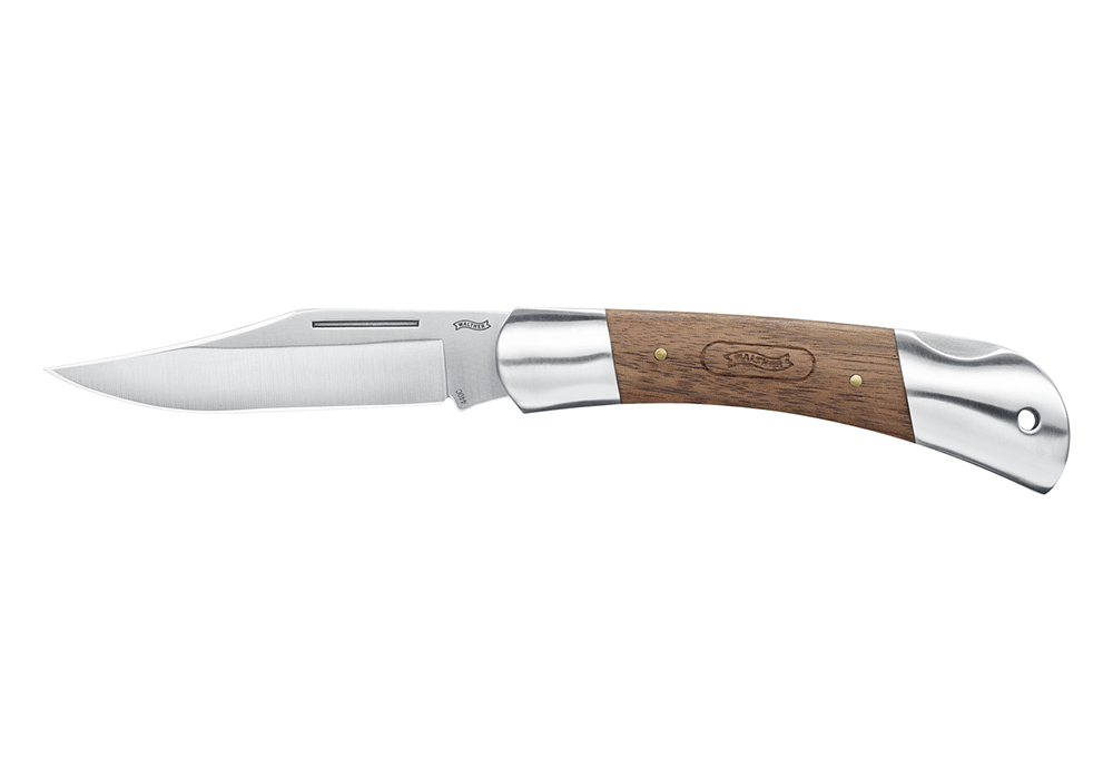 Джобен нож Walther Knife 'Classic Clip' 2 walnut