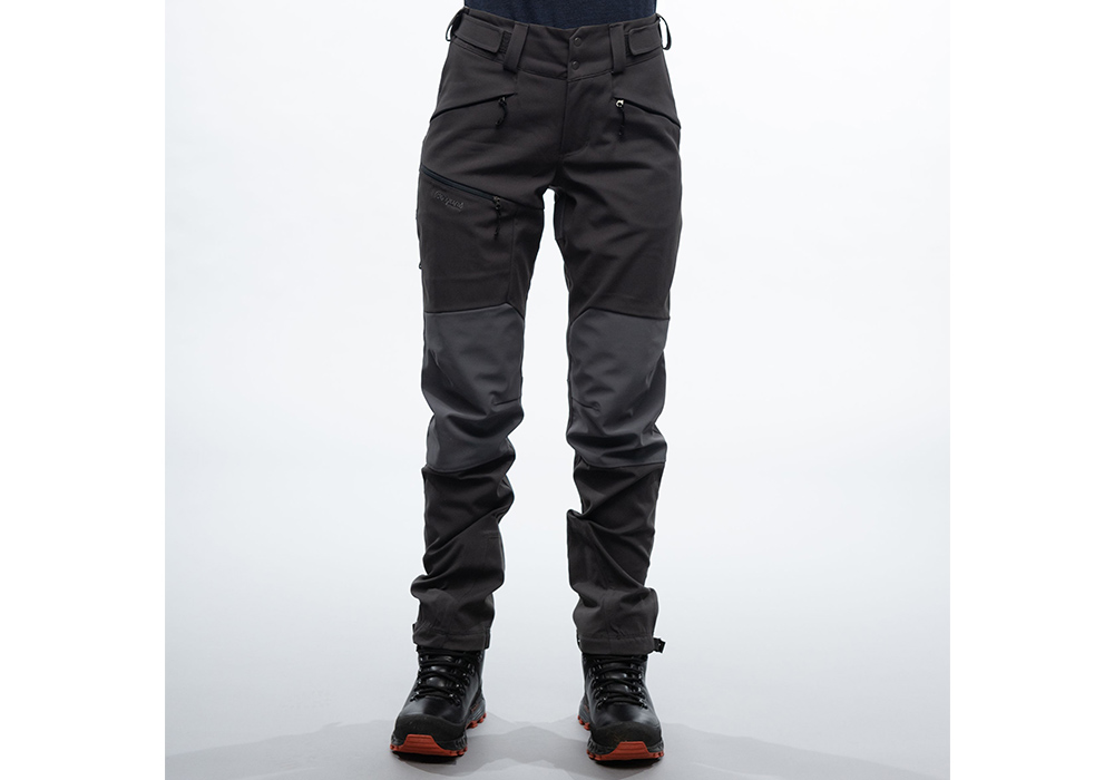 Дамски туристически панталон Bergans Fjorda Trekking Hybrid W Pants Solid Charcoal 2022