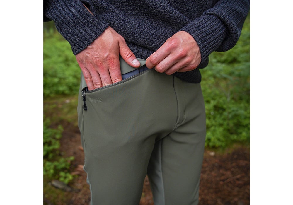 Мъжки туристически панталон Bergans Istjern Warm Flex Pants Dark Green Mud 2022