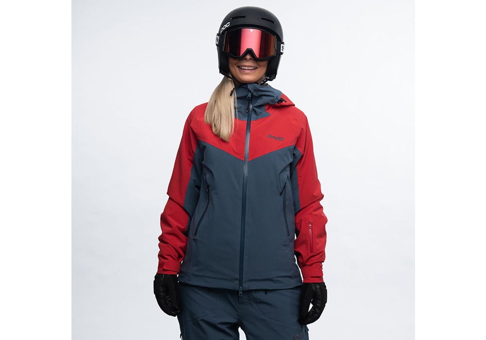 Дамско ски яке с изолация Bergans Oppdal Insulated W Jacket Orion Blue / Red 2022