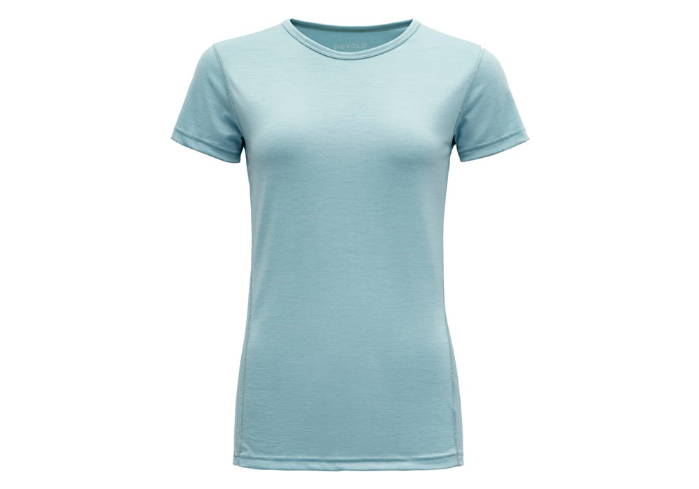 Дамска тениска от мерино вълна Devold Breeze Woman Tee Cameo Melange 2022