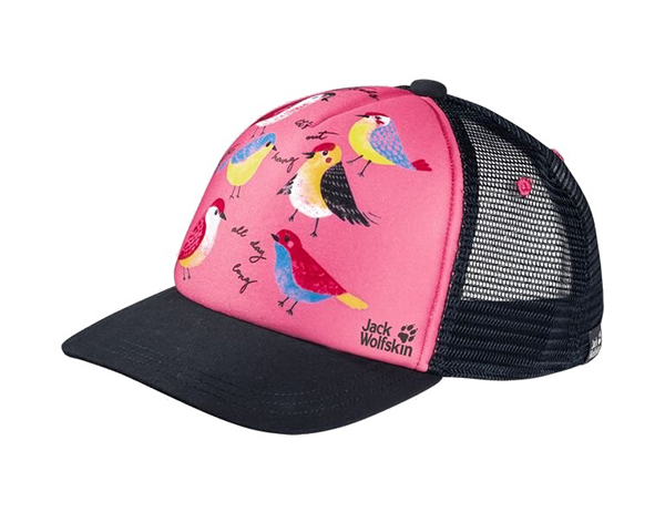 Детска шапка с козирка Jack Wolfskin Animal Mesh Cap Kids Pink Lemonade 2022