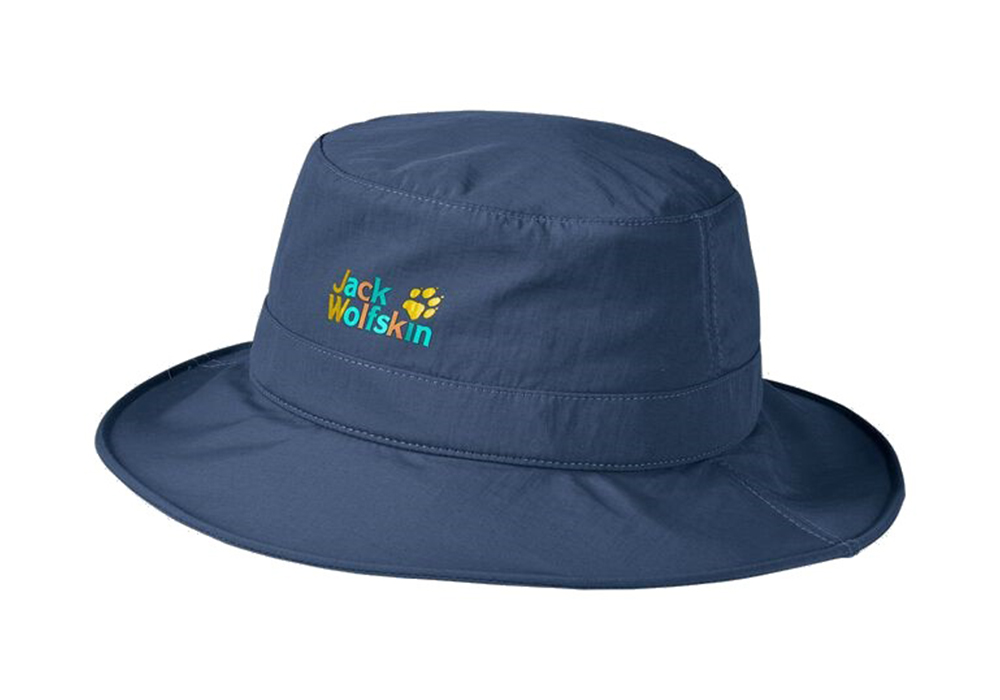 Детска шапка с периферия Jack Wolfskin Supplex Wingtip Hat Kids Dark Indigo 2022