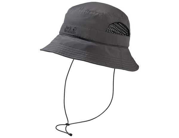 Туристическа шапка с периферия Jack Wolfskin Supplex Vent Bucket Dark Steel 2022