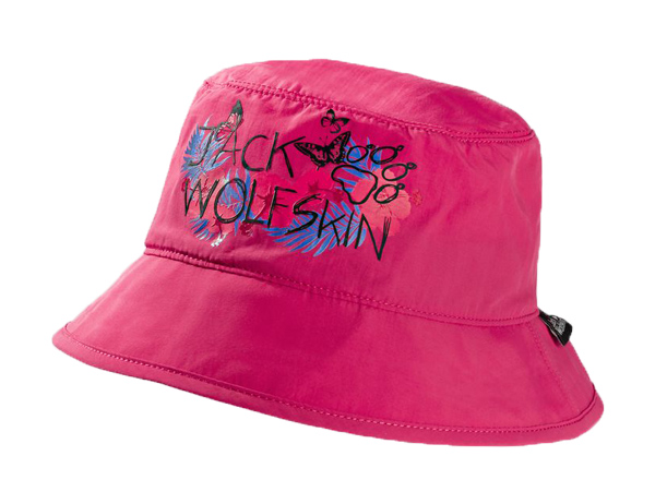 Jack Wolfskin Supplex Magic Forest Sun Hat Kids Tropic Pink Jack Wolfskin Supplex Magic Forest Sun Hat Kids Tropic Pink