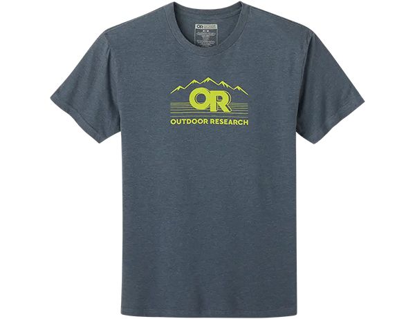 Outdoor Research Advocate Tee Naval Blue Heather 2021 Outdoor Research Advocate Tee Naval Blue Heather 2021