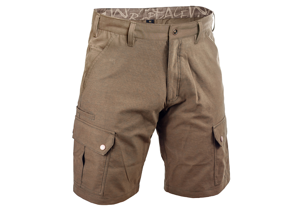 Мъжки къс панталон Warmpeace Lagen Shorts Brown 2022