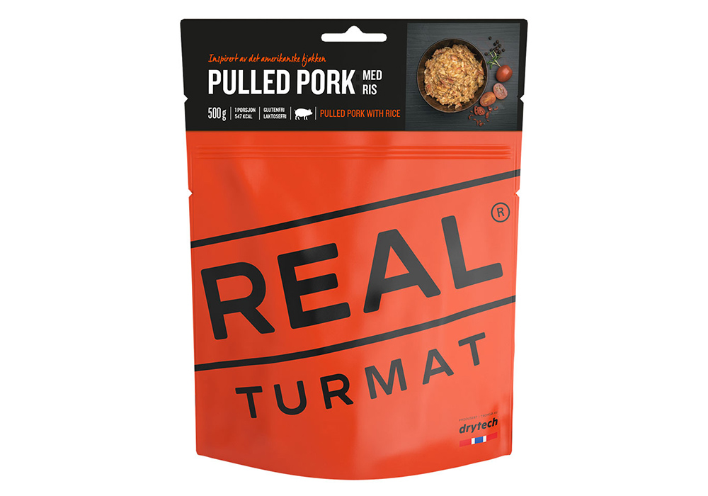 Дърпано свинско с ориз REAL Turmat Pulled Pork with Rice - 500g