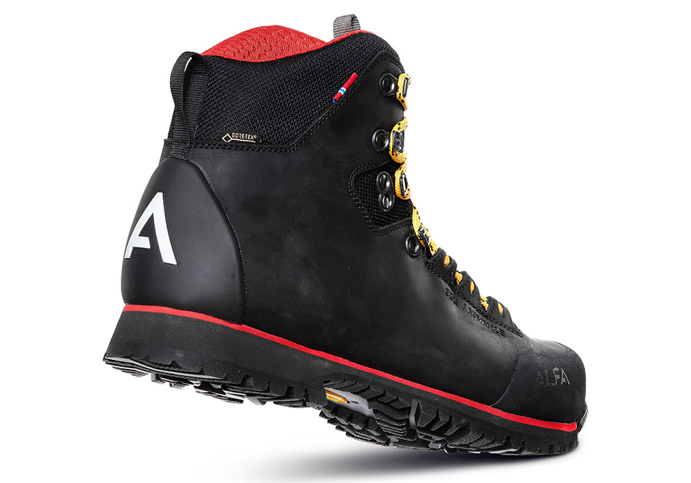 Пета на мъжки туристически обувки ALFA Eggi ADVANCE GTX M Black 2021