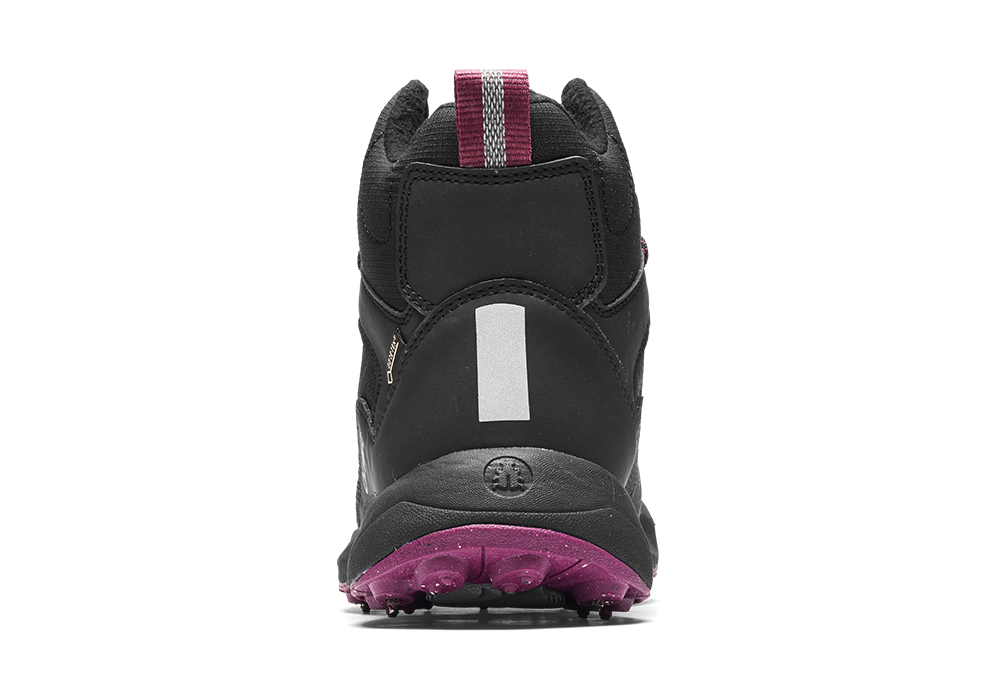 Дамски зимни туристически обувки Icebug Pace3 W BUGrip GTX Studded Black / DarkHibiscus 2023