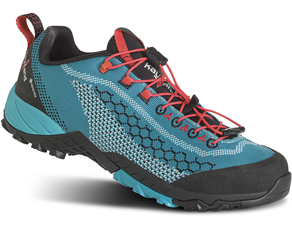 Kayland Alpha Knit W'S GTX Fast Hiking Shoes Turquoise Red 2022