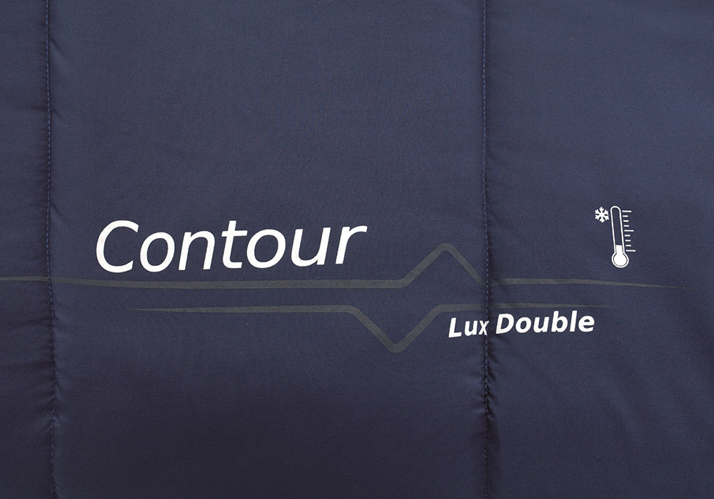 Материя на двоен спален чувал Contour Lux Double Imperial Blue 2020