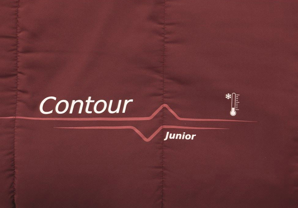 Детски спален чувал Outwell Contour Junior Red 2022